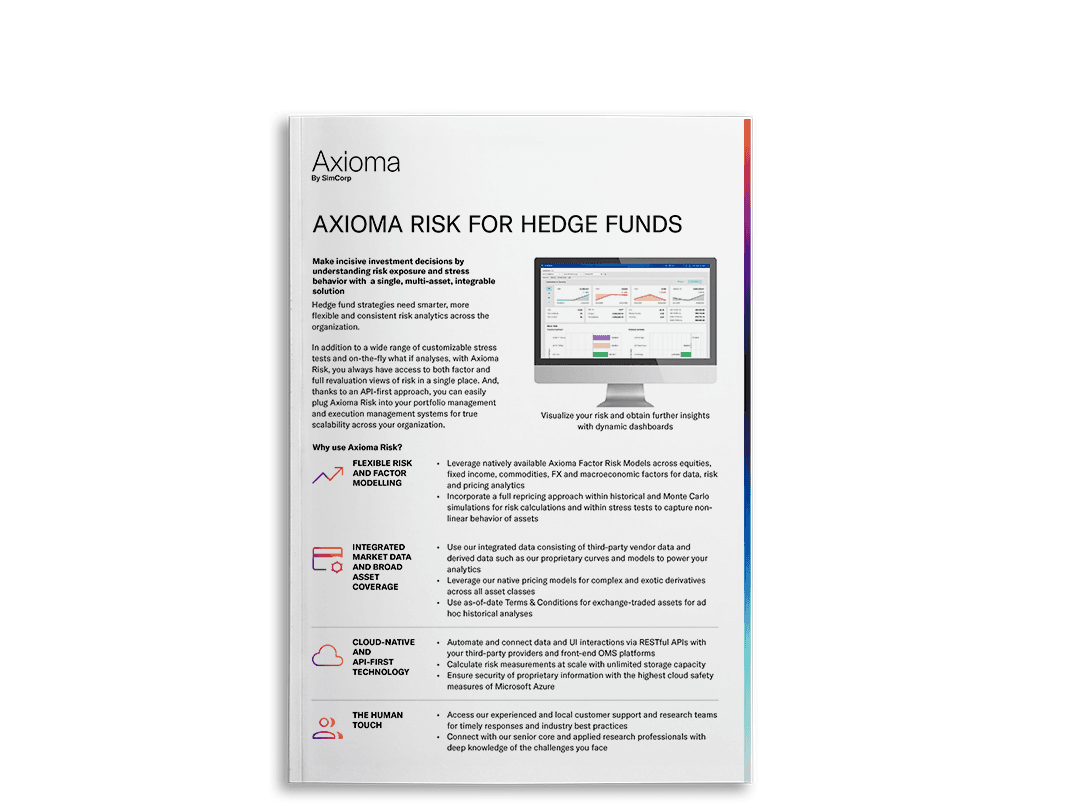 Axioma Risk for Hedge