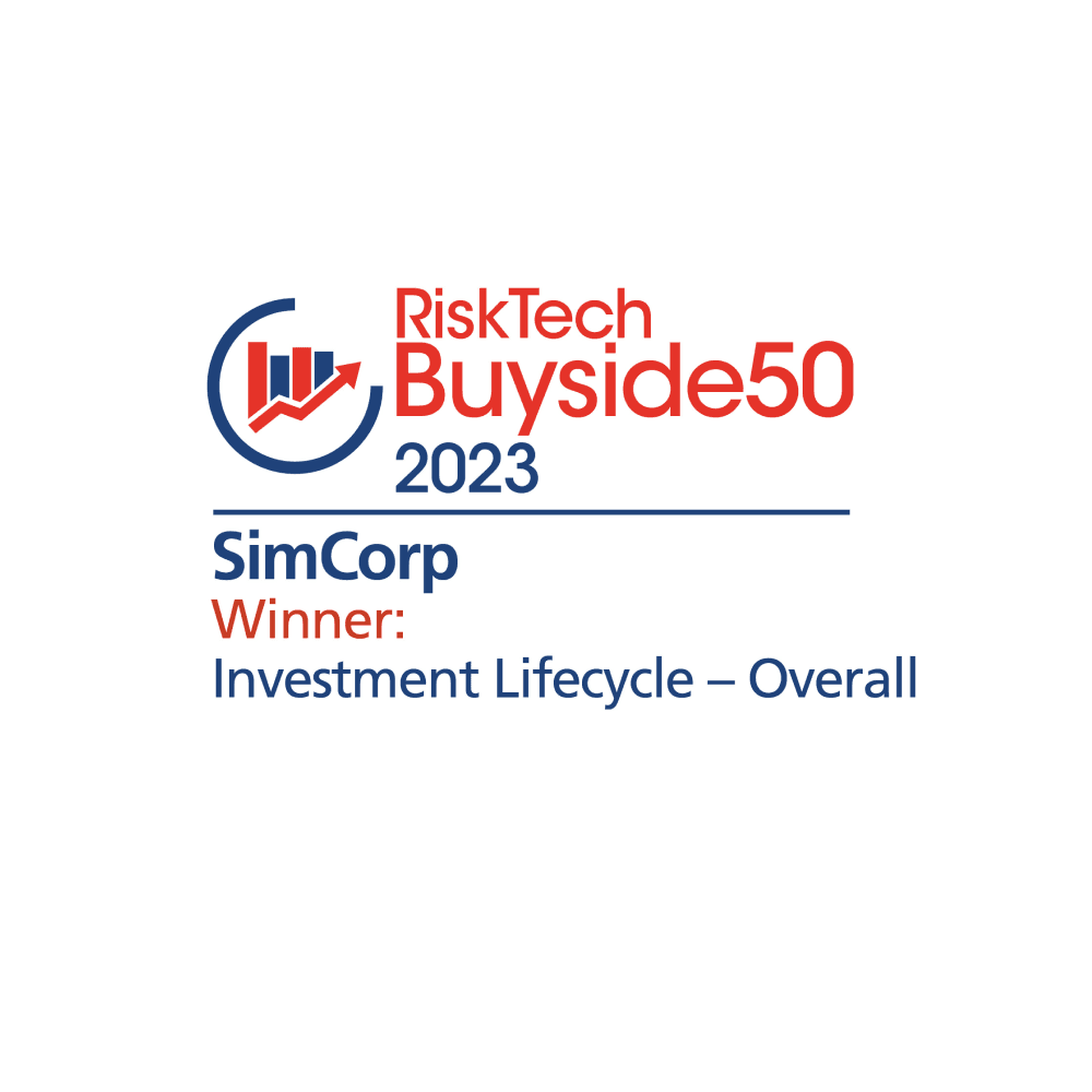 Awards - RiskTech Buyside 50 Investment Lifecycle - Overall 2023